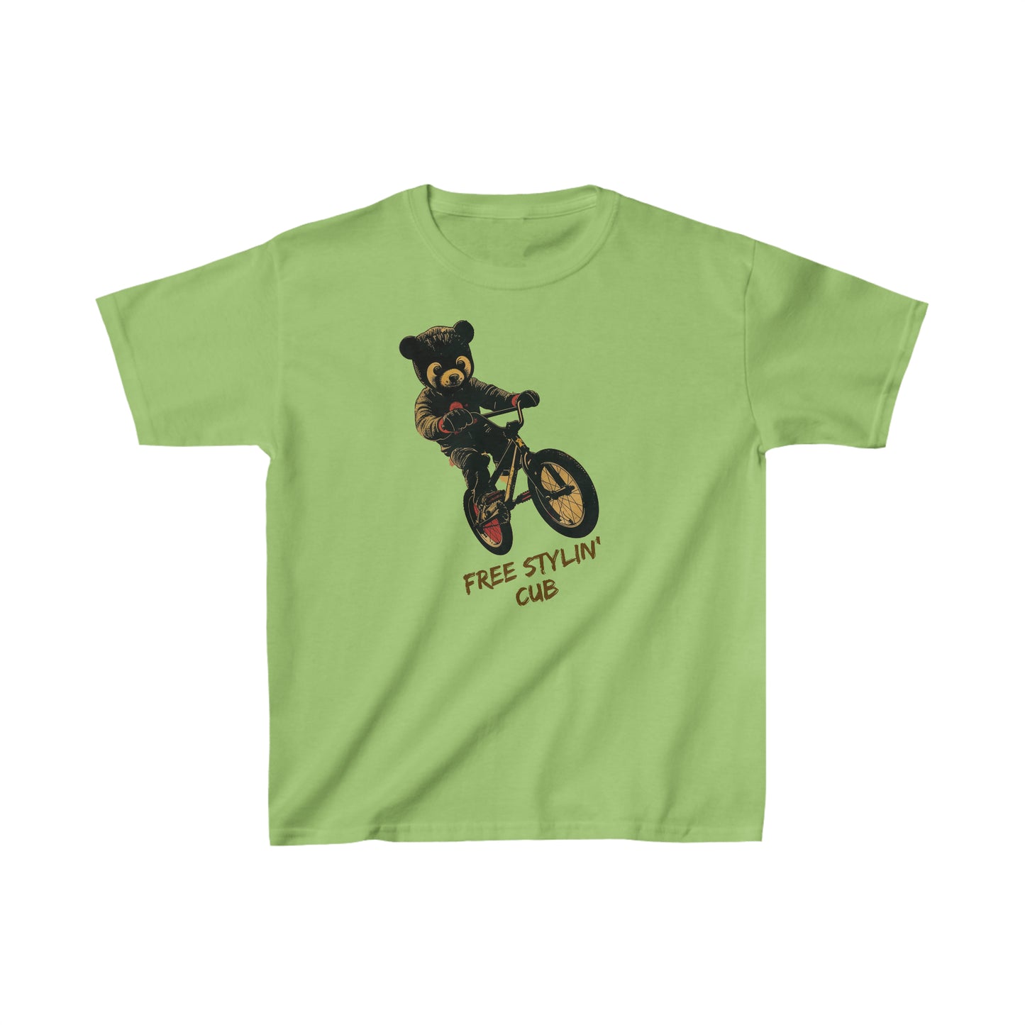 Free Stylin' Cub - Kids Heavy Cotton™ T-Shirt - RTS Gifts Emporium