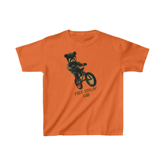 Free Stylin' Cub - Kids Heavy Cotton™ T-Shirt - RTS Gifts Emporium