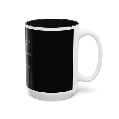 No One Greater Than Statement Mug (Black & White)