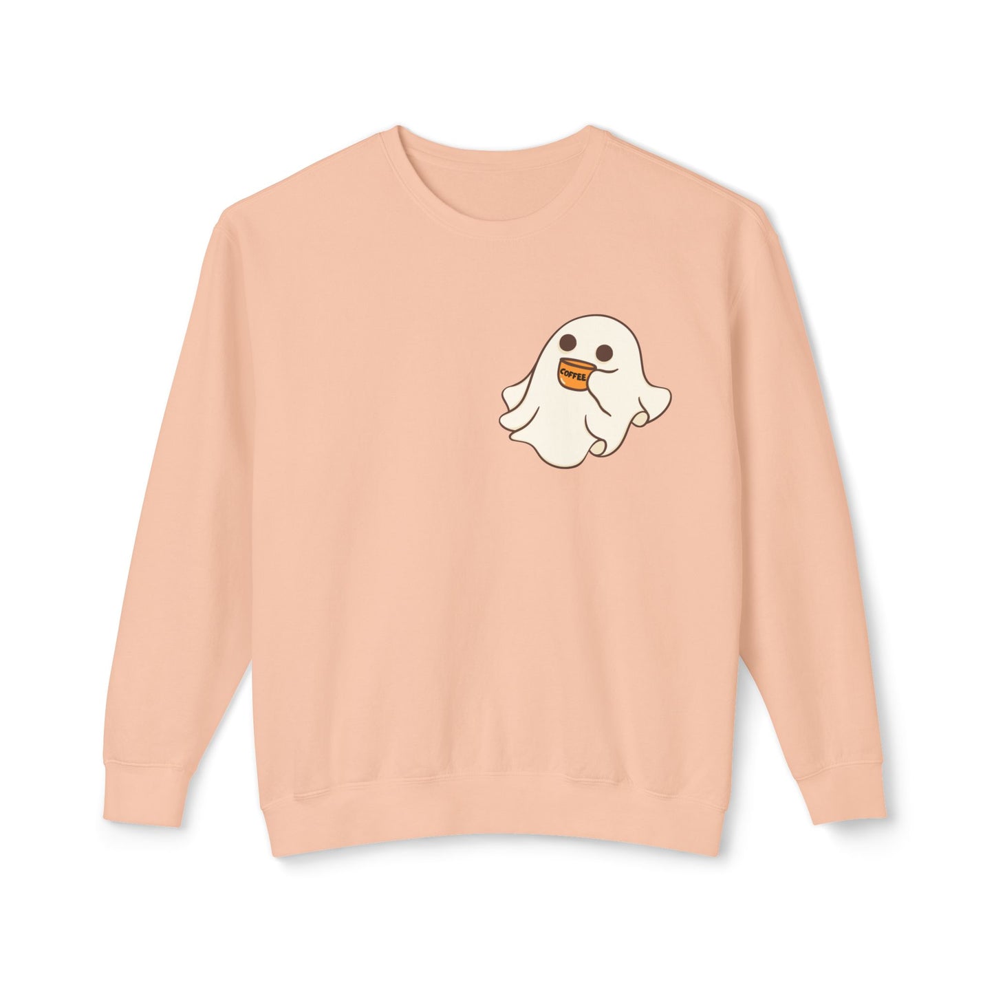 "Cute Spooky Coffee" | Unisex Lightweight Crewneck Sweatshirt