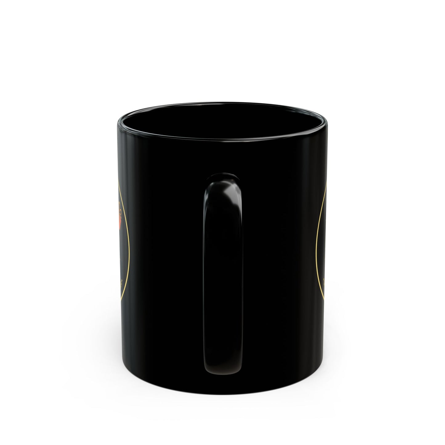 RTS Gifts Emporium Black Mug – 11oz/15oz Branded Coffee Cup