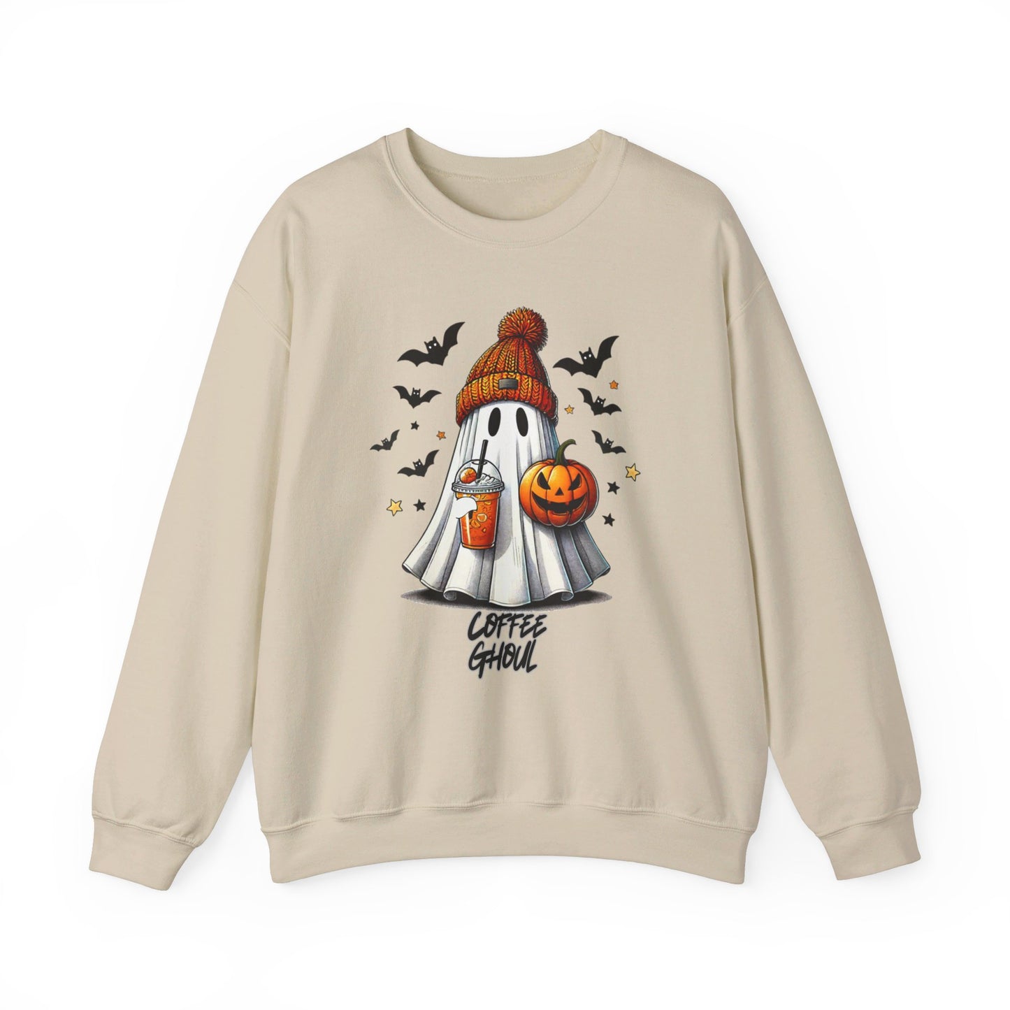 "Coffee Ghoul II" | Unisex Heavy Blend™ Crewneck Sweatshirt