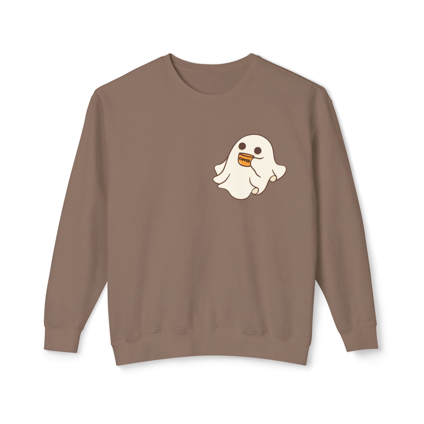 "Cute Spooky Coffee" | Unisex Lightweight Crewneck Sweatshirt