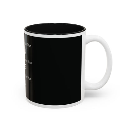 No One Greater Than Statement Mug (Black & White)