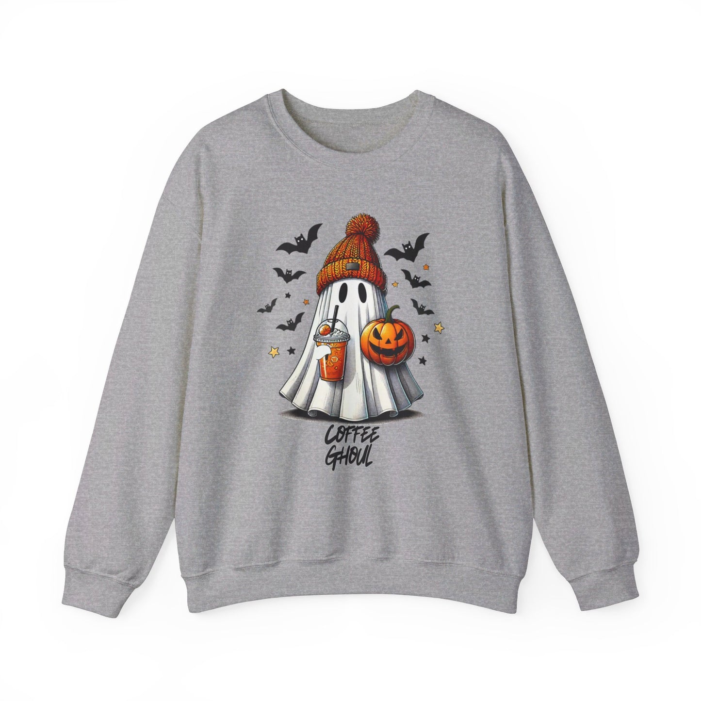 "Coffee Ghoul II" | Unisex Heavy Blend™ Crewneck Sweatshirt