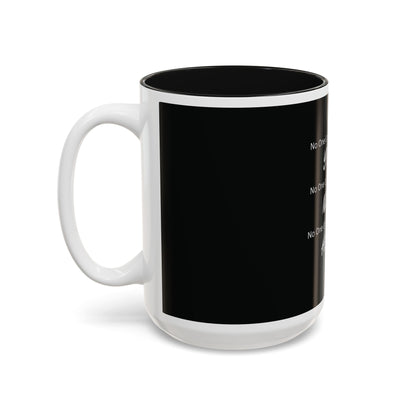 No One Greater Than Statement Mug (Black & White)