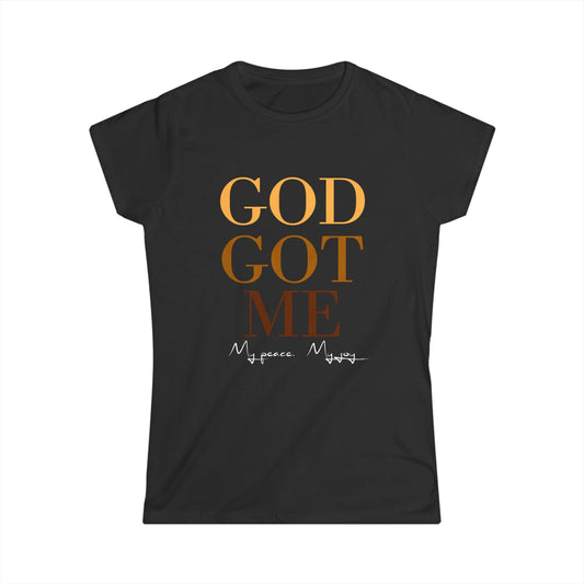 "God Got Me" | Women's Softstyle Tee