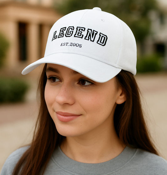 "Your Title, Your Year" – Personalized Embroidered Cap