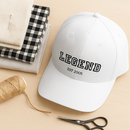 "Your Title, Your Year" – Personalized Embroidered Cap