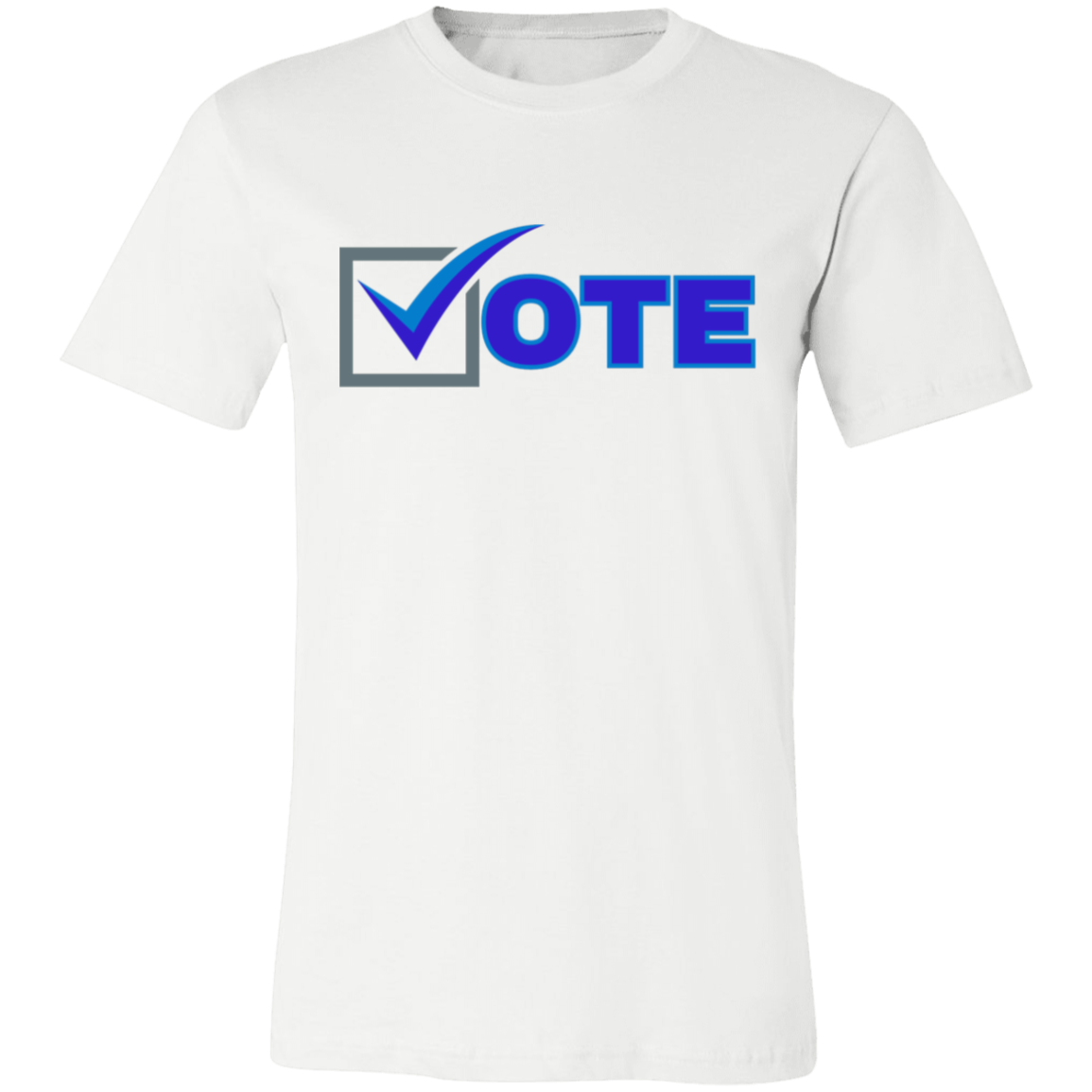 "VOTE" Blue Letter | Unisex Jersey T-Shirt