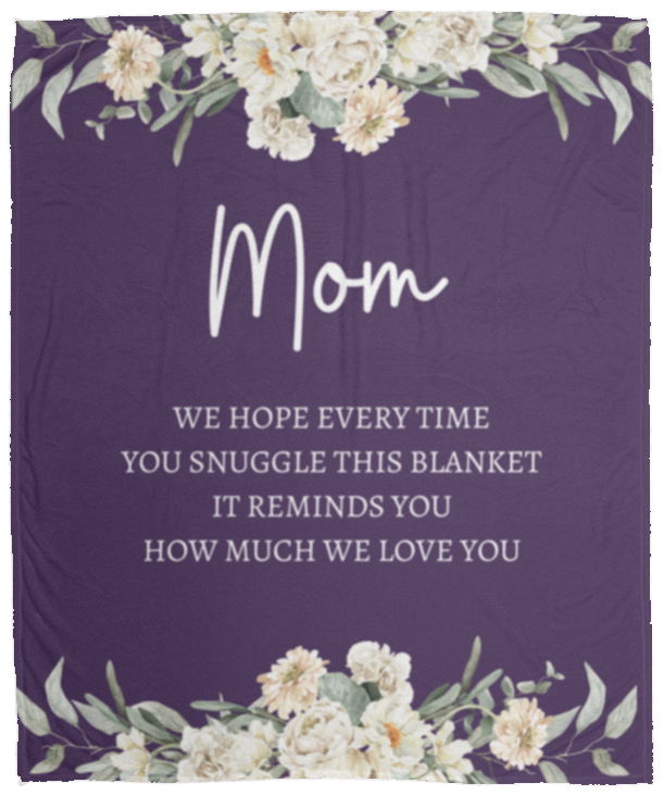 "Mom's Flower Blanket" | Mother's Day Gift