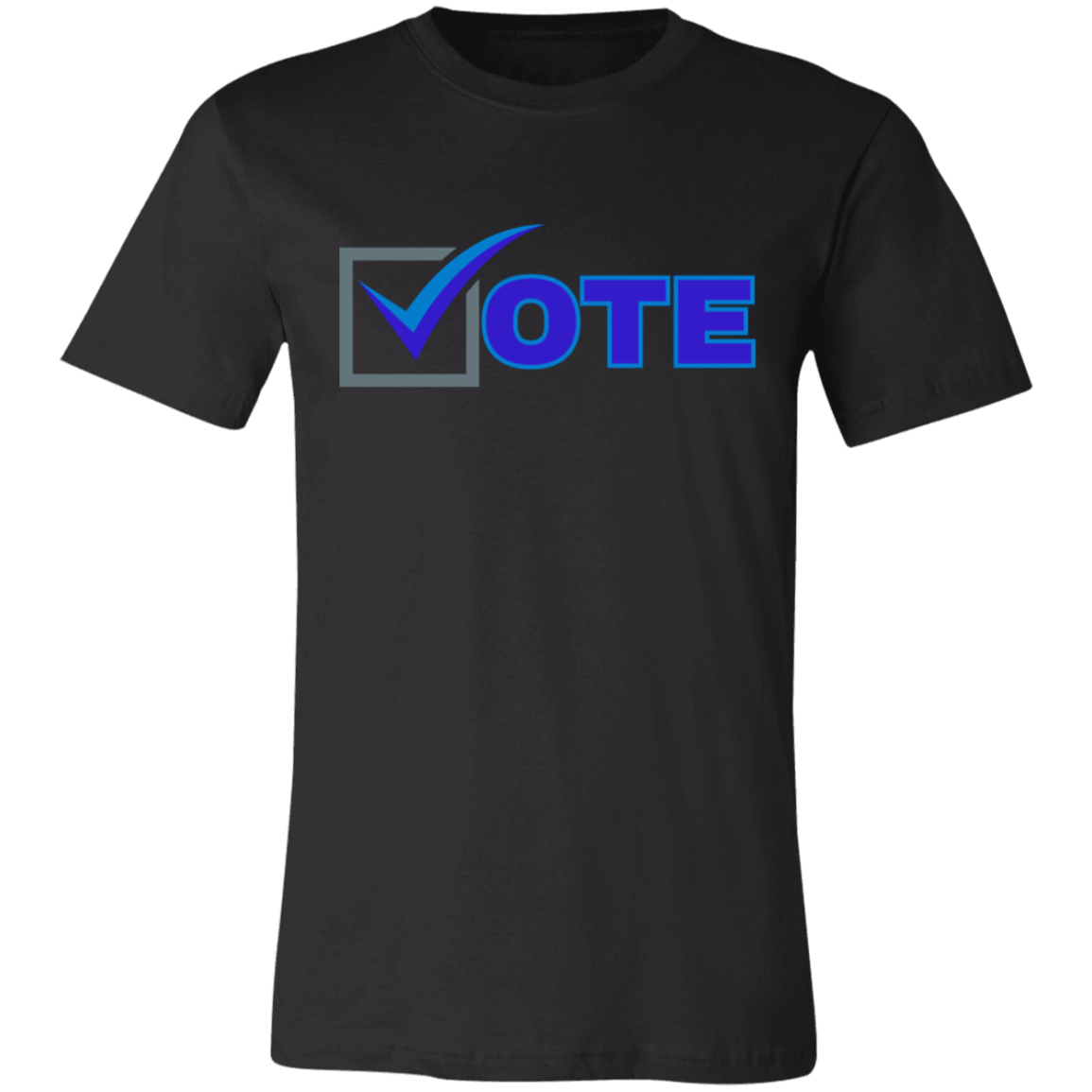 "VOTE" Blue Letter | Unisex Jersey T-Shirt