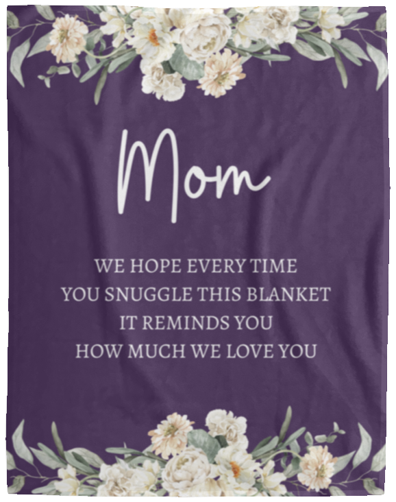 "Mom's Flower Blanket" | Mother's Day Gift