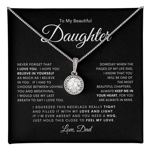 Eternal Necklace - To My Daughter From Dad - RTS Gifts Emporium