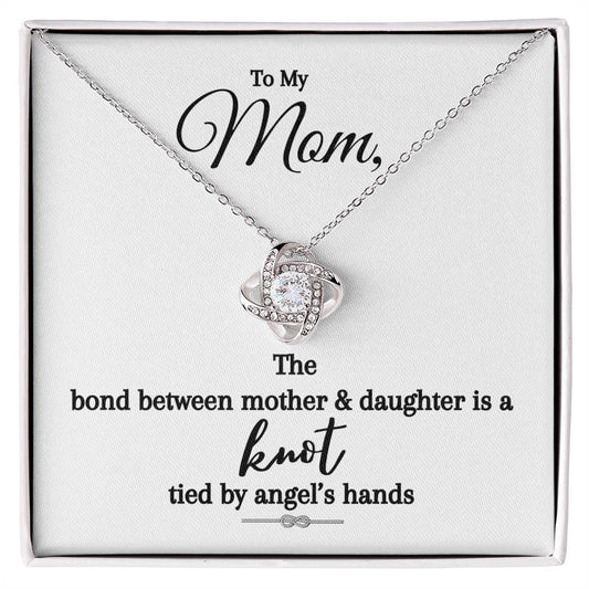 To My Mom From Daughter - Love Knot Necklace - RTS Gifts Emporium