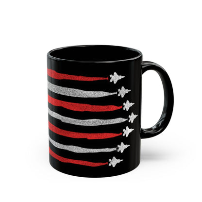 "Stars, Stripes & Supersonic Sips" – Patriotic Jet Mug (11oz, 15oz)
