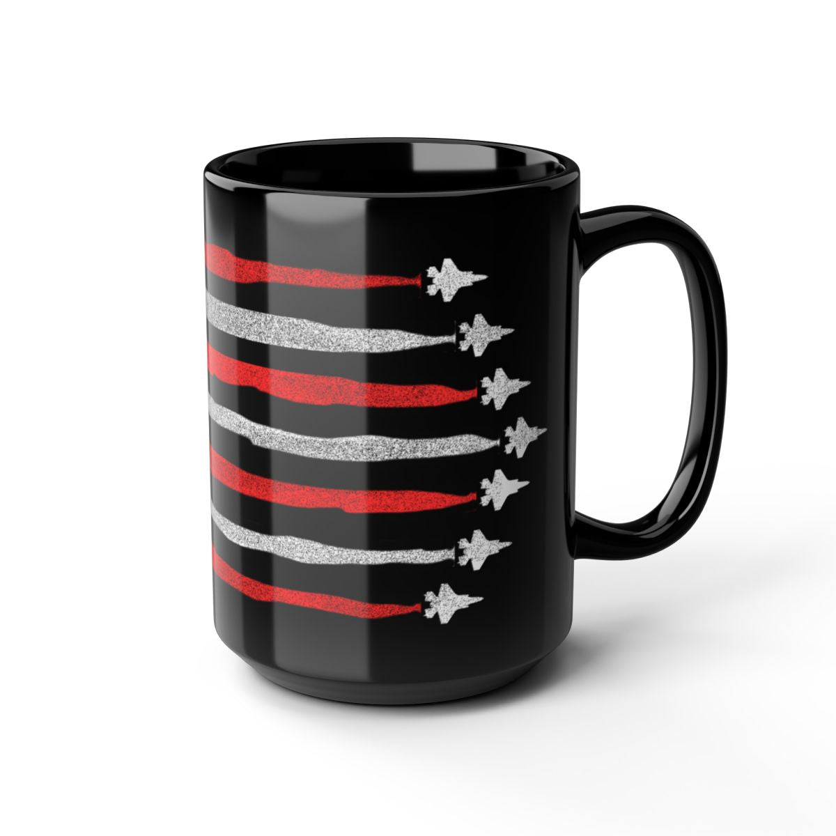 "Stars, Stripes & Supersonic Sips" – Patriotic Jet Mug (11oz, 15oz)