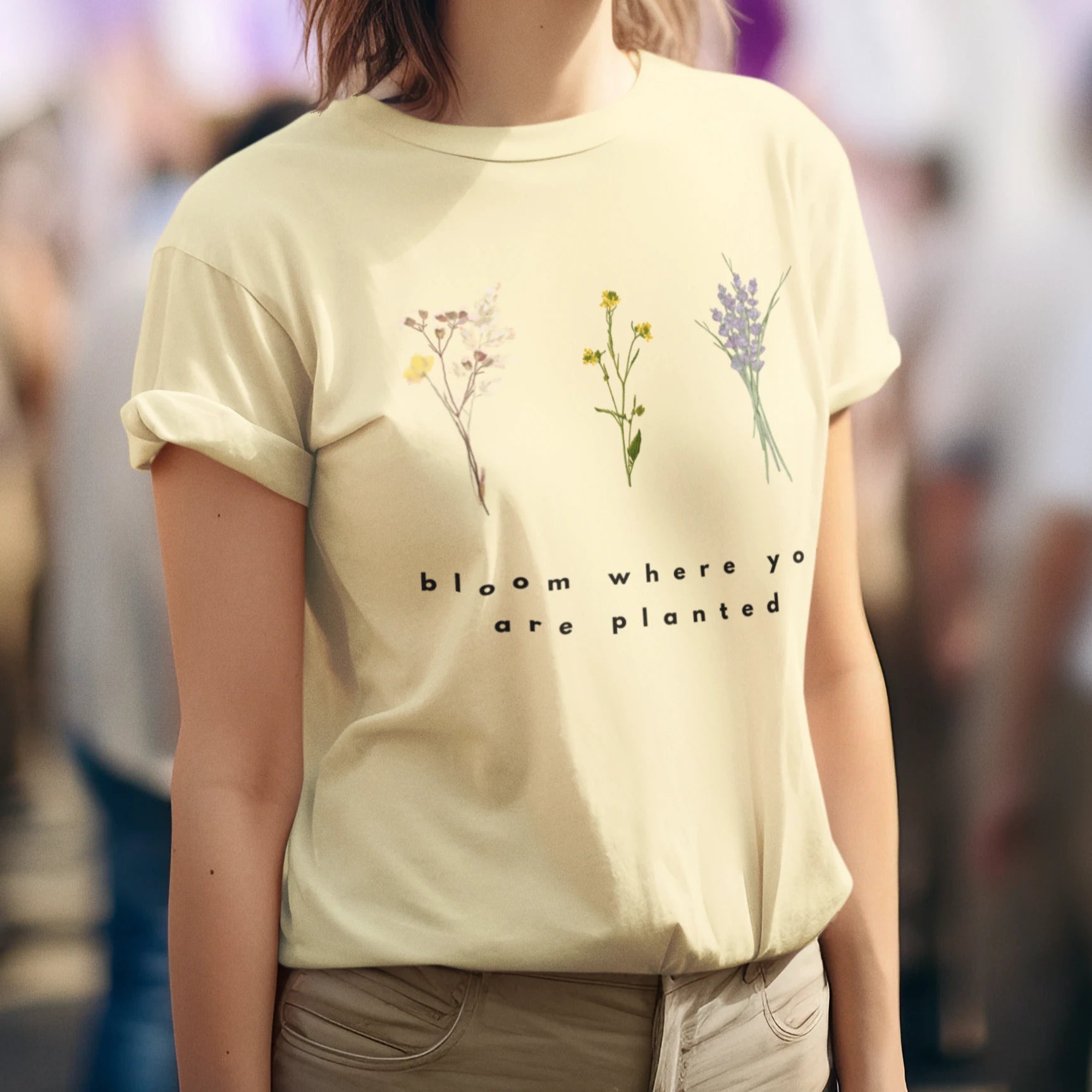 "Bloom Where You Are Planted" - Unisex Softstyle T-Shirt - RTS Gifts Emporium