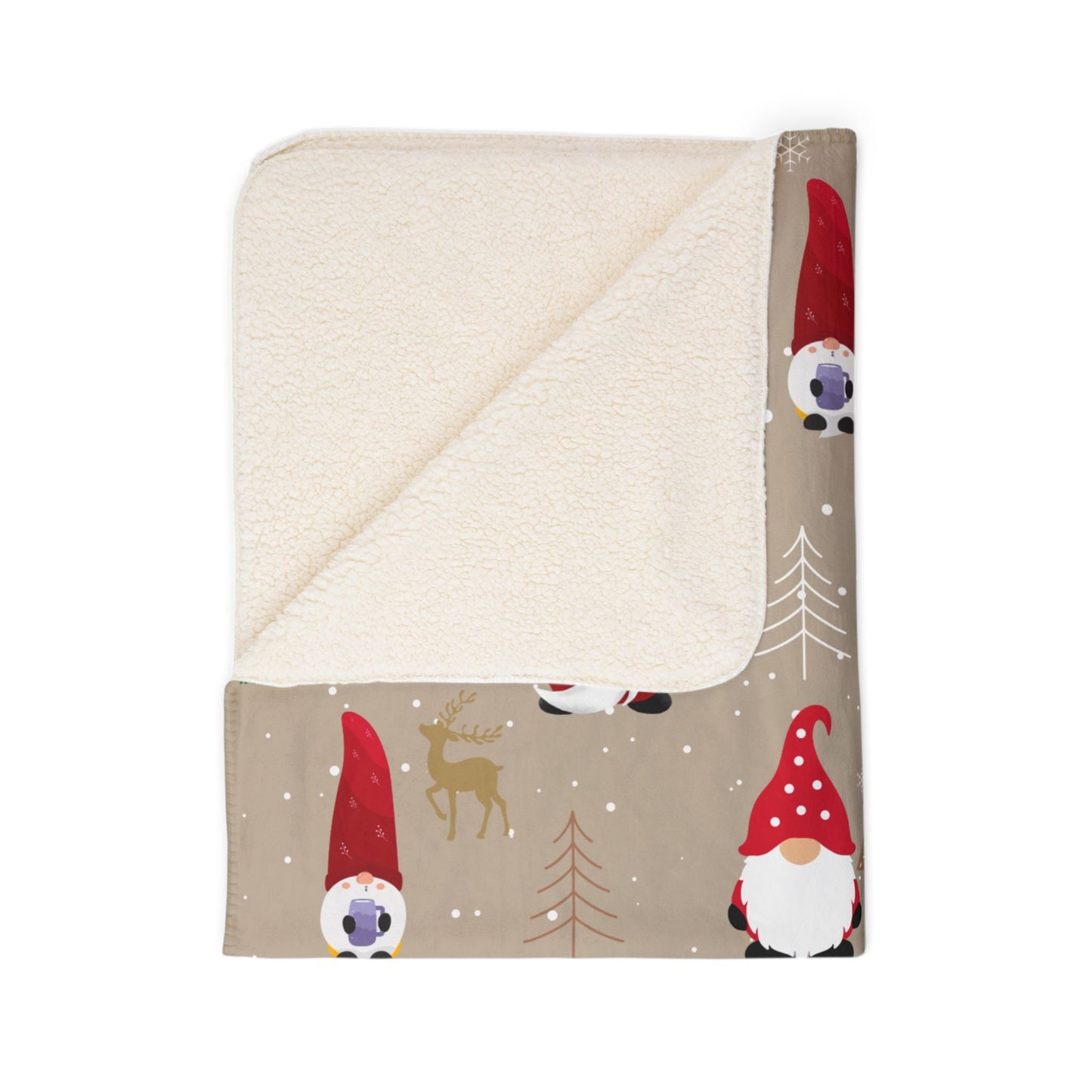 "Christmas Holiday" | Fleece Sherpa Blanket - RTS Gifts Emporium