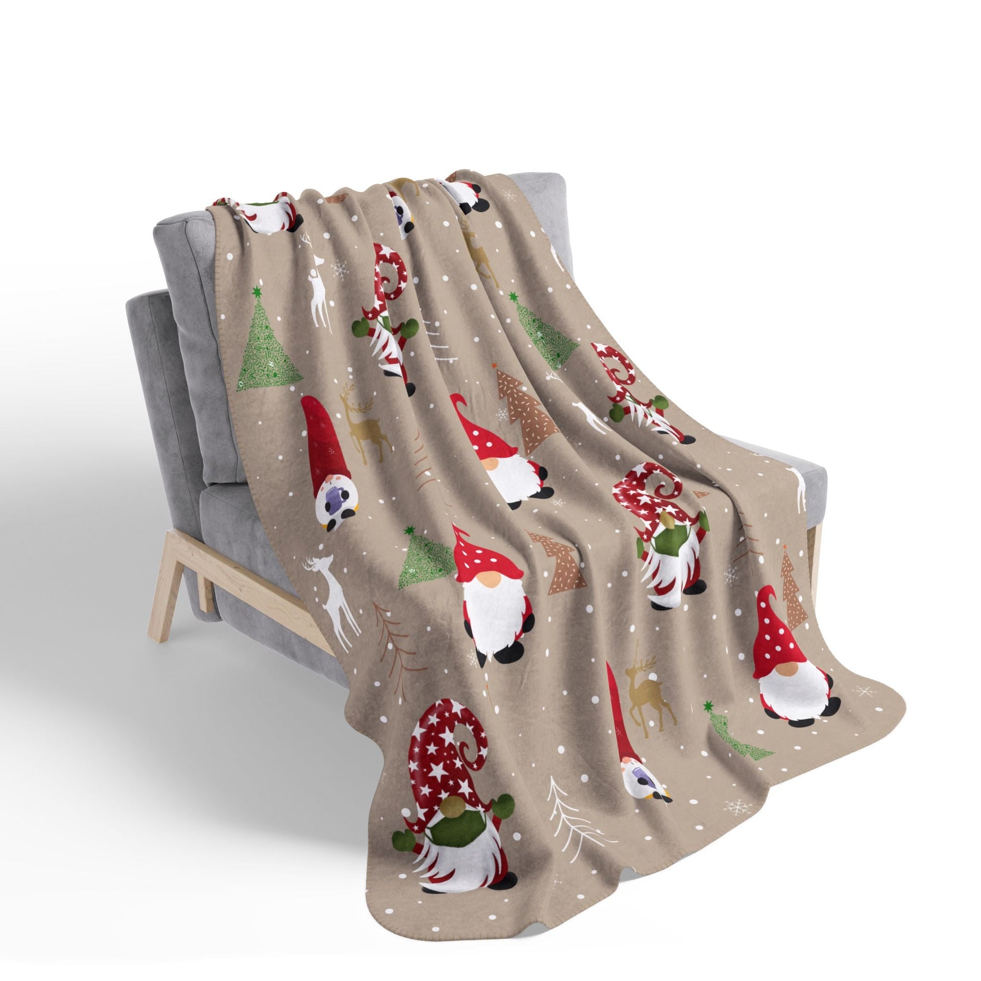 "Christmas Holiday" | Fleece Sherpa Blanket - RTS Gifts Emporium