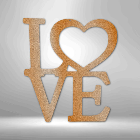 Classic Love - Steel Sign - RTS Gifts Emporium