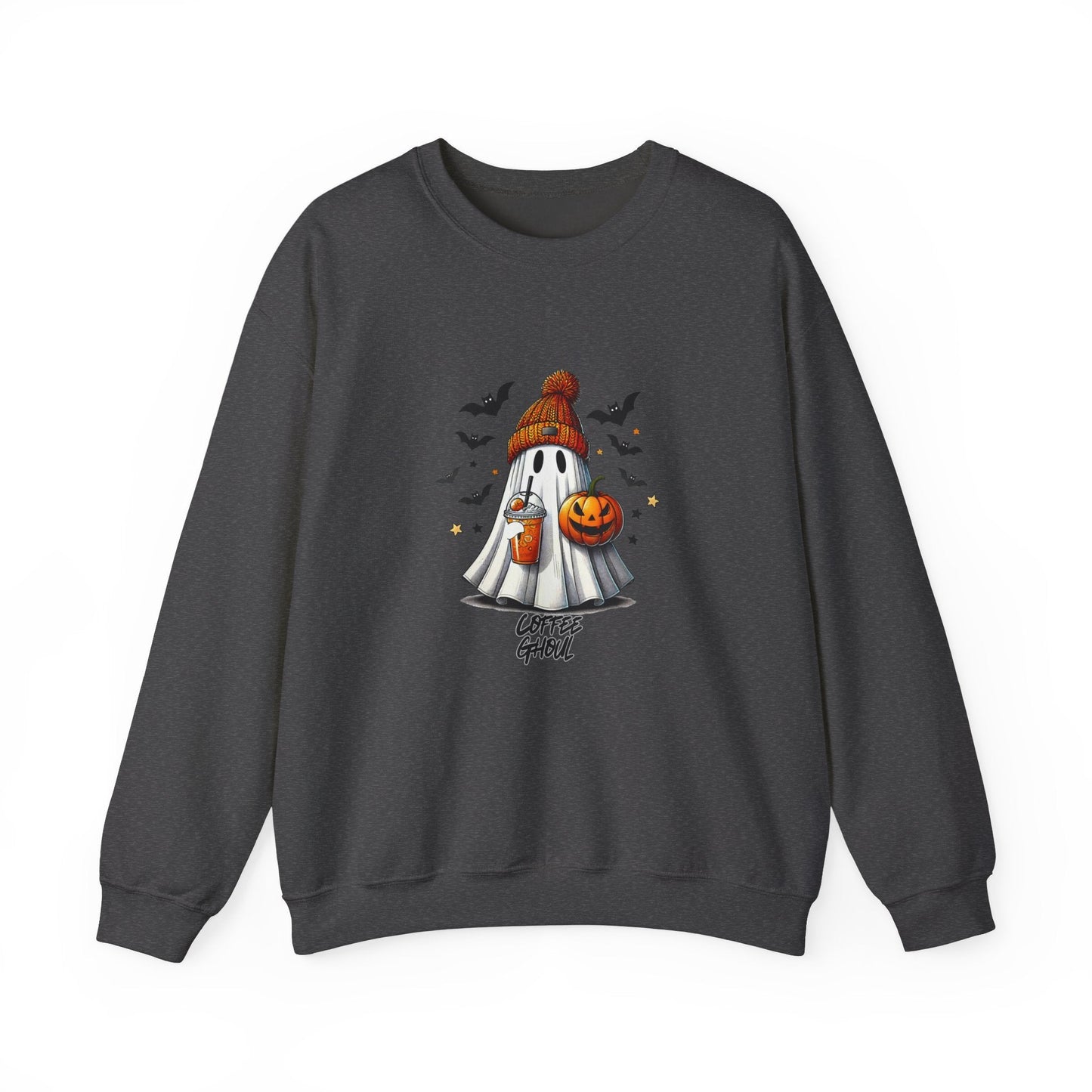 "Coffee Ghoul" | Unisex Heavy Blend™ Crewneck Sweatshirt - RTS Gifts Emporium