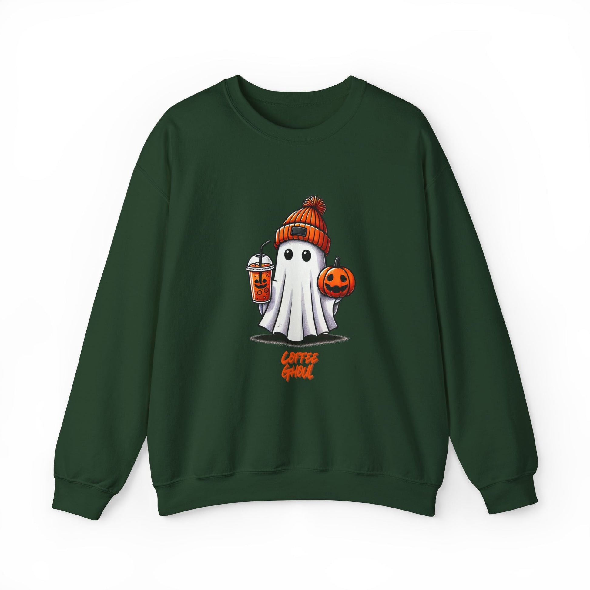 "Coffee Ghoul" | Unisex Heavy Blend™ Crewneck Sweatshirt - RTS Gifts Emporium