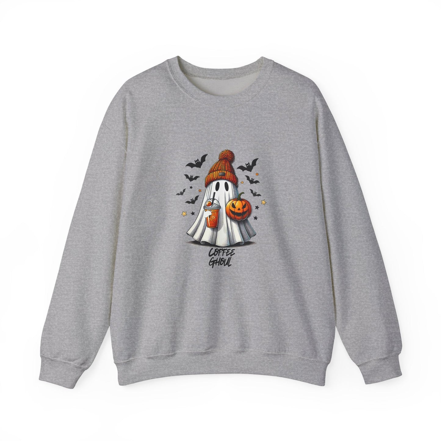 "Coffee Ghoul" | Unisex Heavy Blend™ Crewneck Sweatshirt - RTS Gifts Emporium