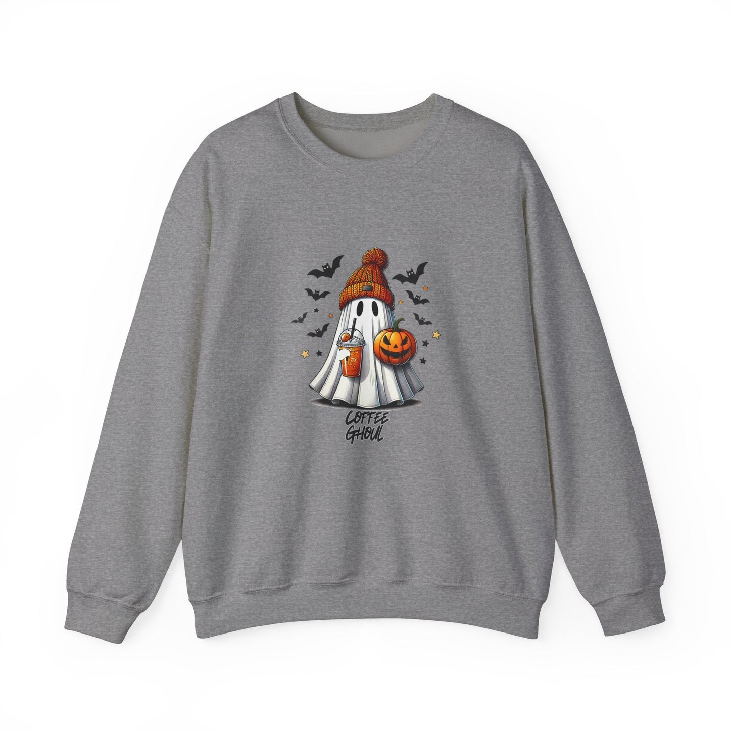 "Coffee Ghoul" | Unisex Heavy Blend™ Crewneck Sweatshirt - RTS Gifts Emporium