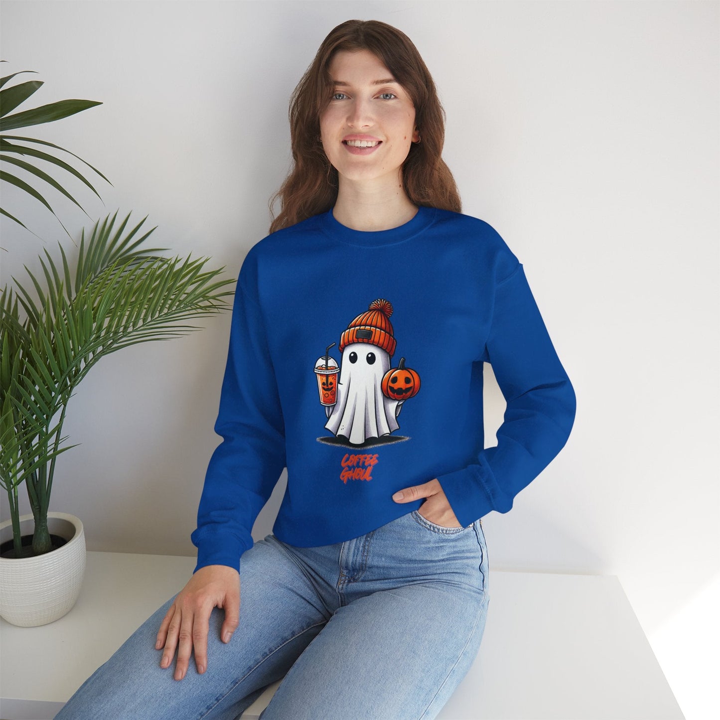 "Coffee Ghoul" | Unisex Heavy Blend™ Crewneck Sweatshirt - RTS Gifts Emporium