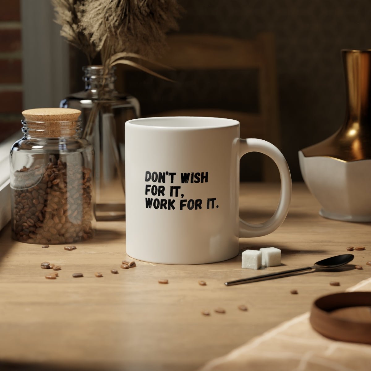 "Don't Wish For It" | Jumbo Mug, 20oz - RTS Gifts Emporium