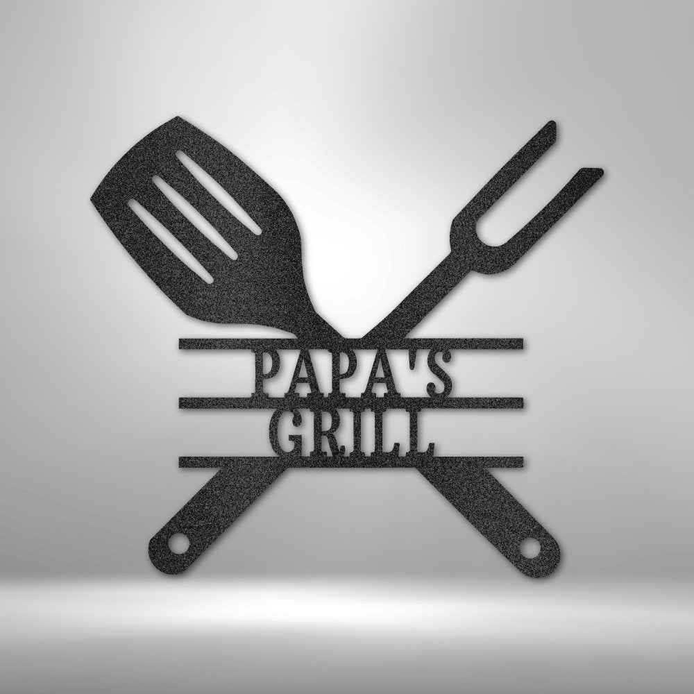 Grilling Utensils - Steel Sign - RTS Gifts Emporium