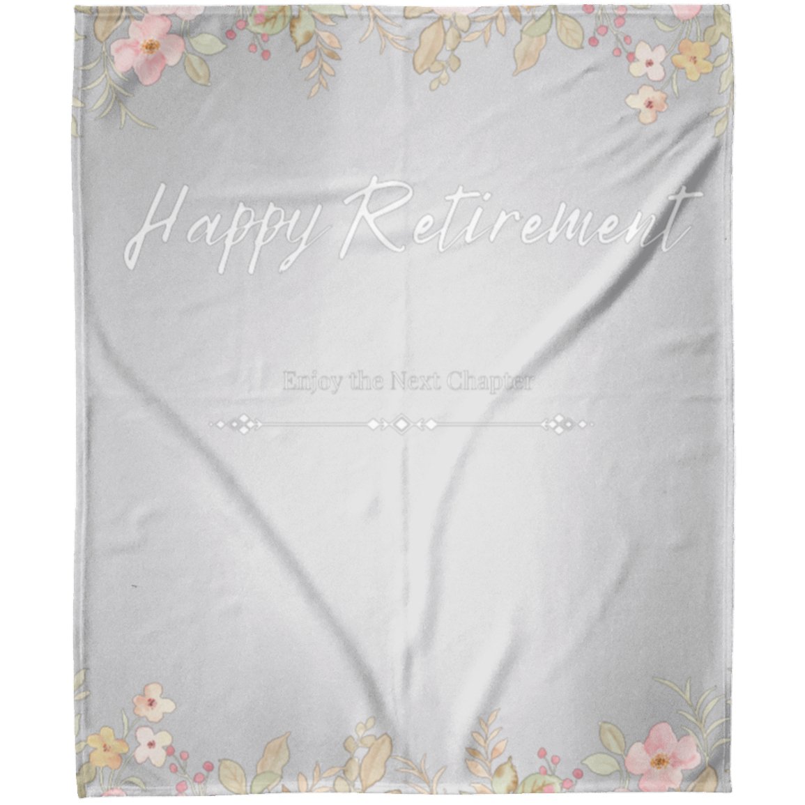 "Happy Retirement" | Personalized Fleece Blanket 50x60 - RTS Gifts Emporium