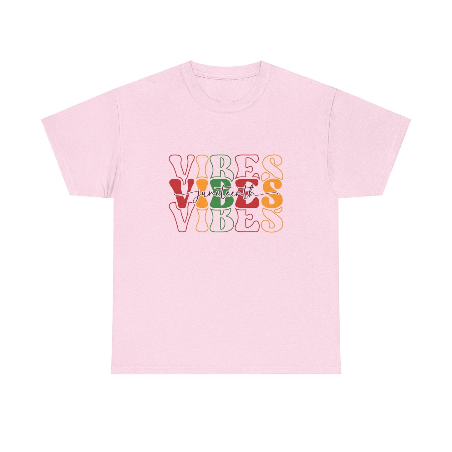 Juneteenth Vibes | Unisex Heavy Cotton Tee - RTS Gifts Emporium