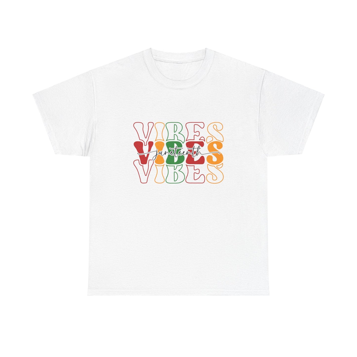 Juneteenth Vibes | Unisex Heavy Cotton Tee - RTS Gifts Emporium