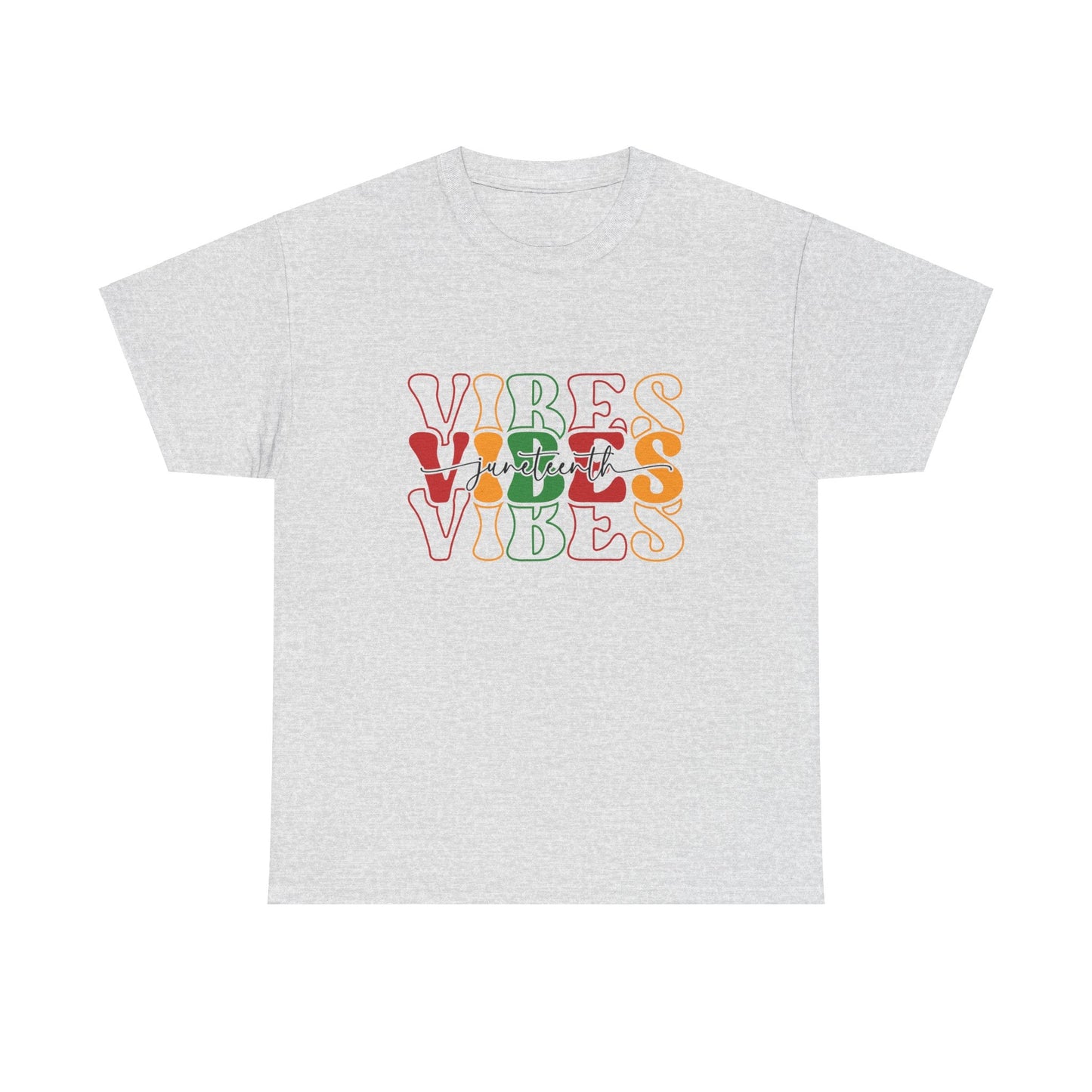 Juneteenth Vibes | Unisex Heavy Cotton Tee - RTS Gifts Emporium