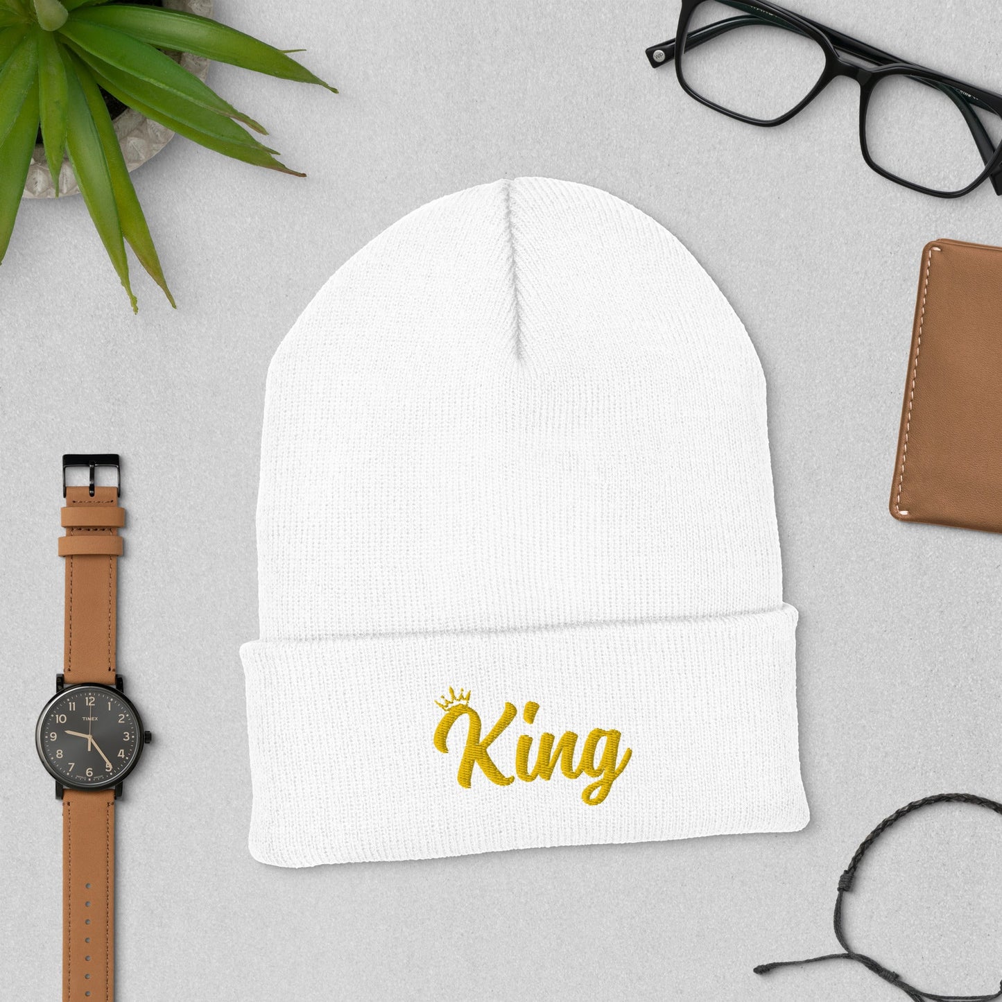 "King" / "Queen" | Cuffed Beanie - RTS Gifts Emporium