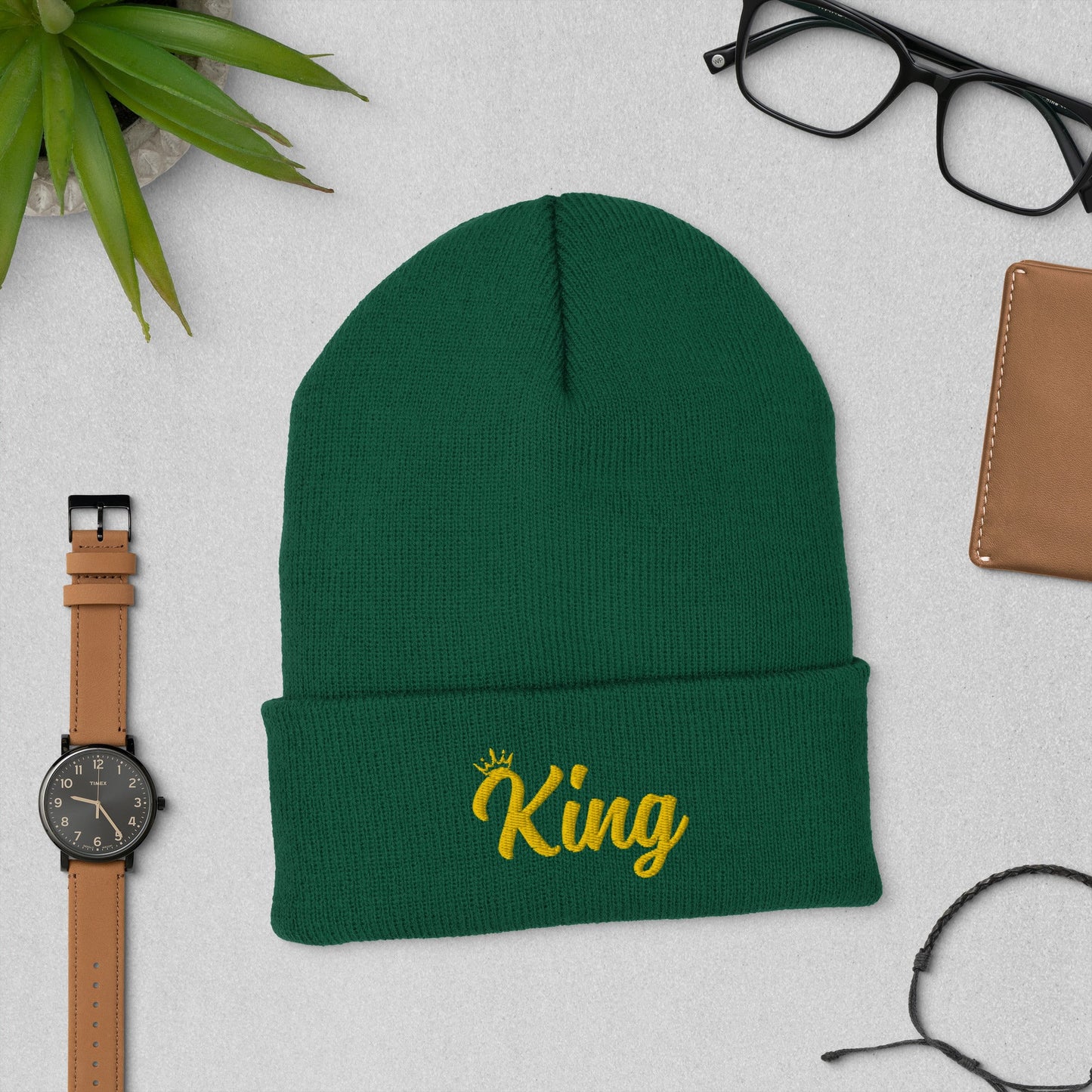 "King" / "Queen" | Cuffed Beanie - RTS Gifts Emporium