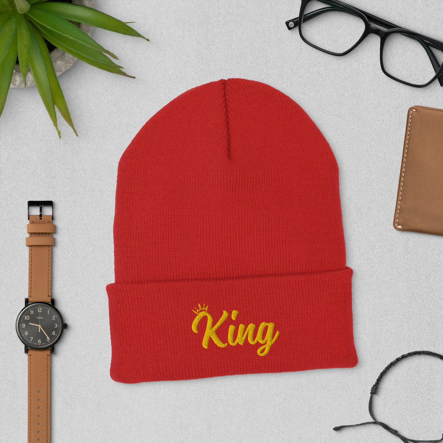 "King" / "Queen" | Cuffed Beanie - RTS Gifts Emporium