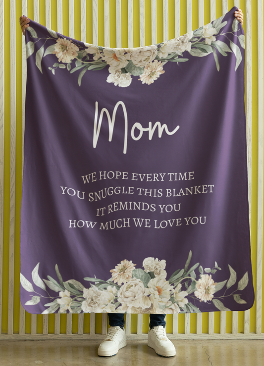 "Mom's Flower Blanket" | Mother's Day Gift