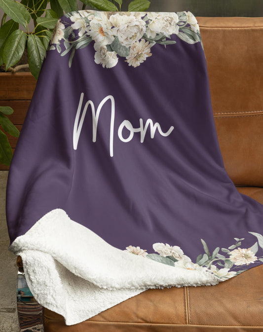 "Mom's Flower Blanket" (No Message) | Mother's Day Gift