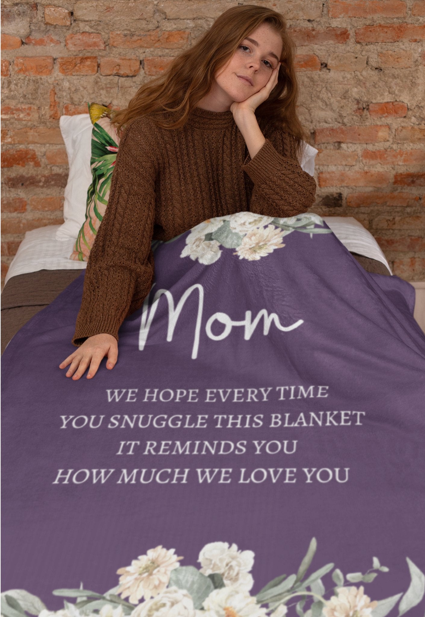 "Mom's Flower Blanket" | Mother's Day Gift - RTS Gifts Emporium