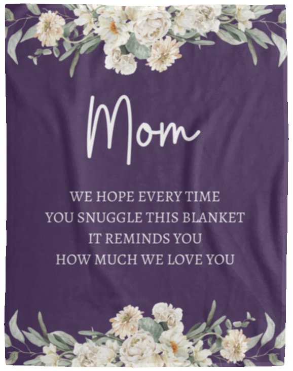 "Mom's Flower Blanket" | Mother's Day Gift - RTS Gifts Emporium