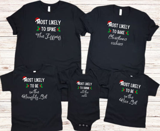 "Most Likely To" | Family Unisex Heavy Cotton Tee - RTS Gifts Emporium