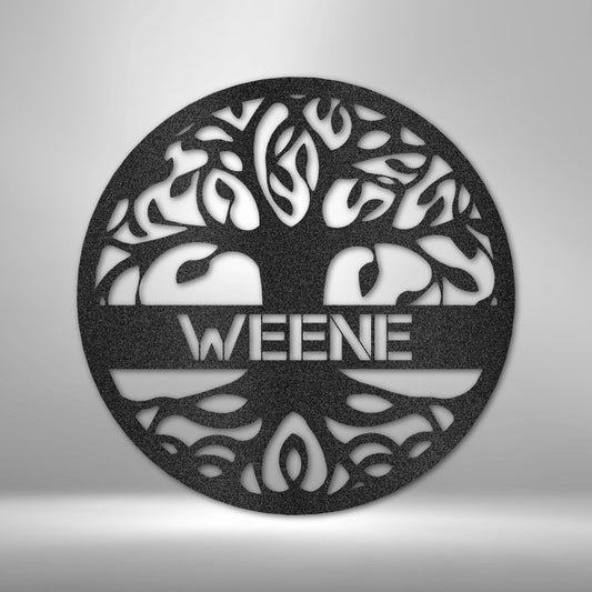 Personalized Tree of Life - Steel Sign - RTS Gifts Emporium