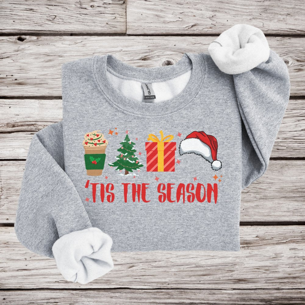 "'Tis The Season" | Crewneck Pullover Sweatshirt - RTS Gifts Emporium