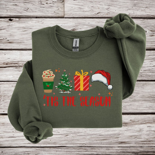 "'Tis The Season" | Crewneck Pullover Sweatshirt - RTS Gifts Emporium