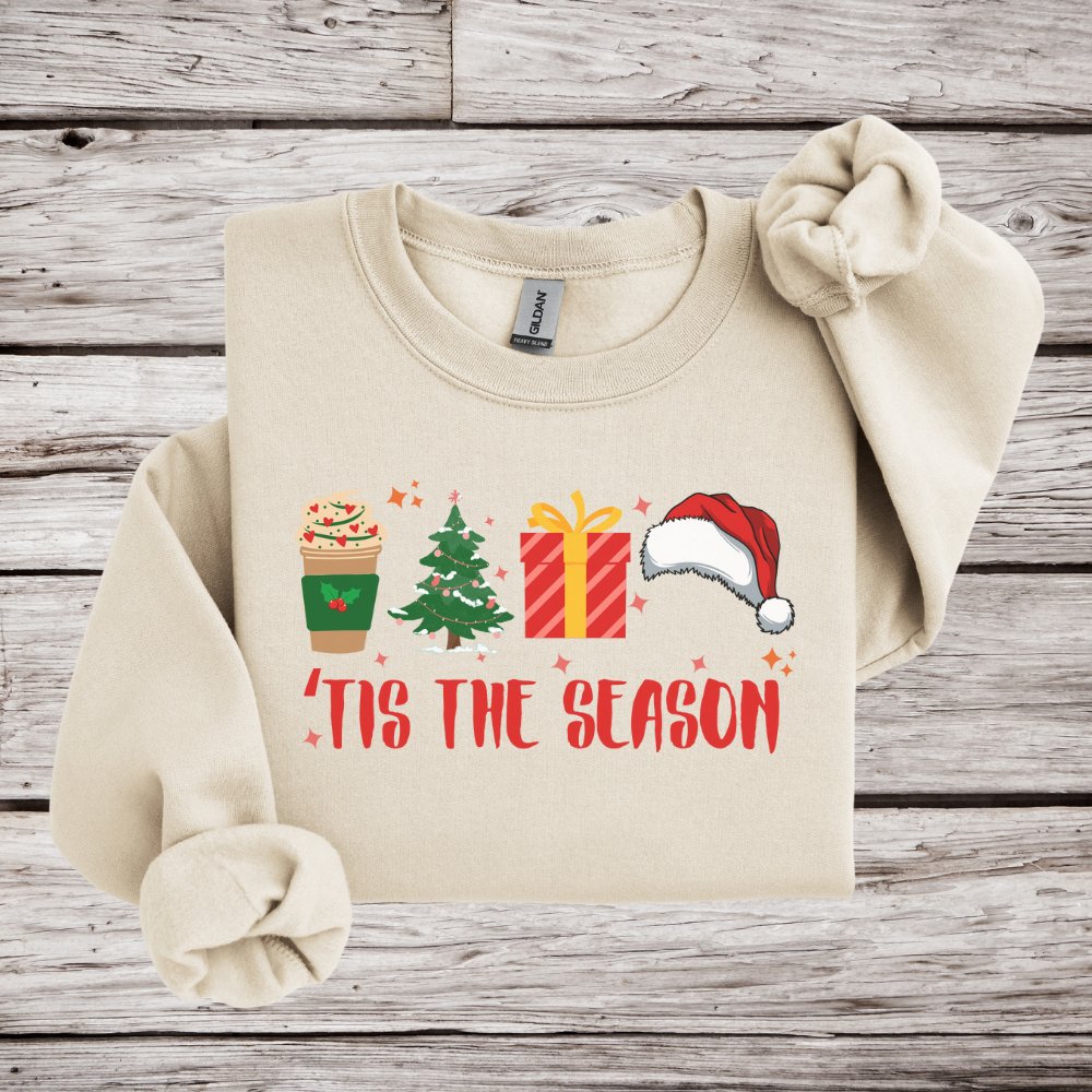 "'Tis The Season" | Crewneck Pullover Sweatshirt - RTS Gifts Emporium