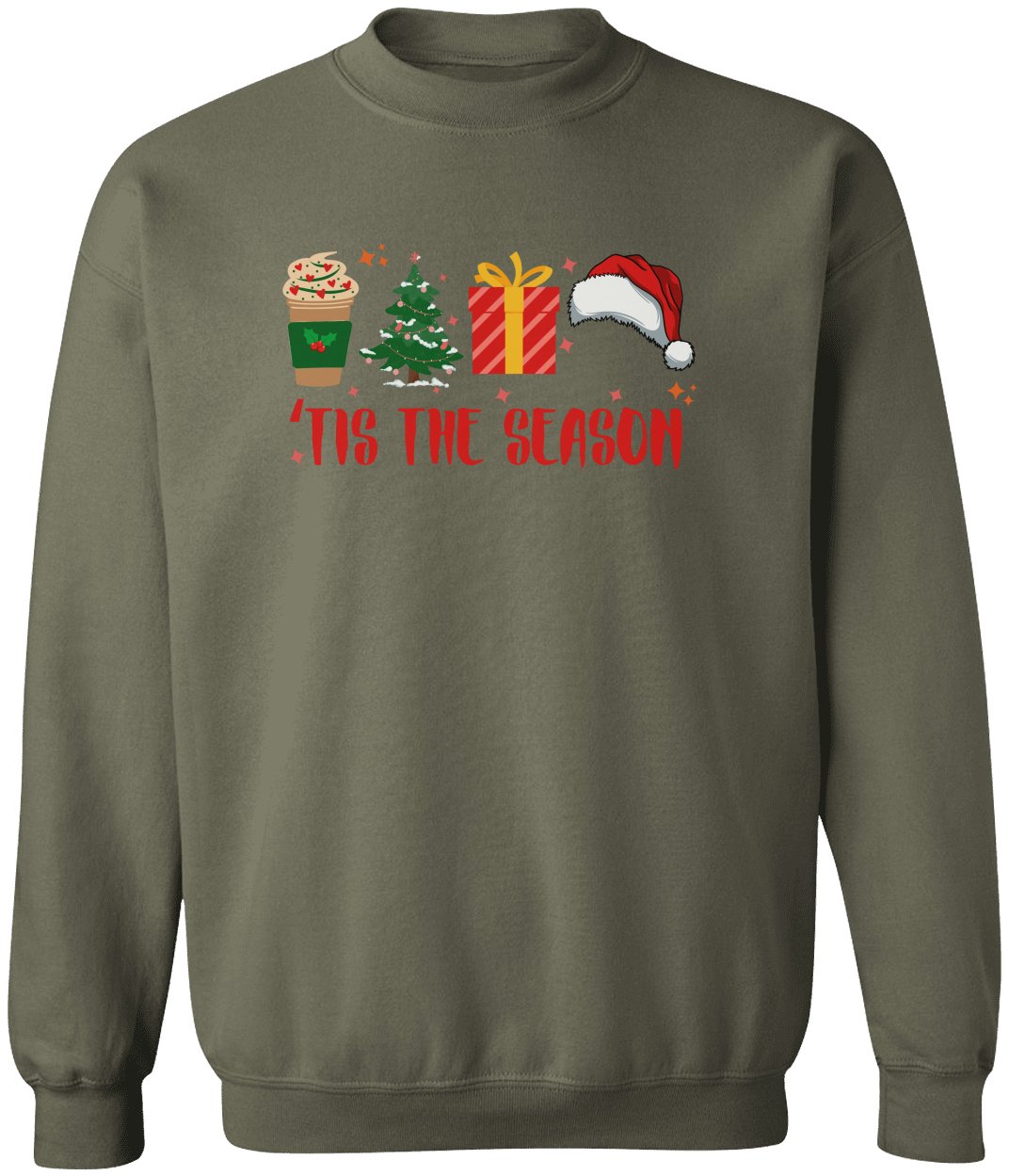 "'Tis The Season" | Crewneck Pullover Sweatshirt - RTS Gifts Emporium