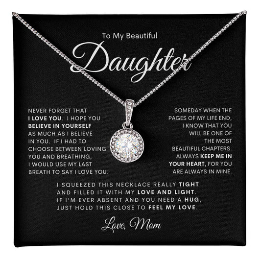 "To My Beautiful Daughter From Mom" | Eternal Hope Necklace - RTS Gifts Emporium